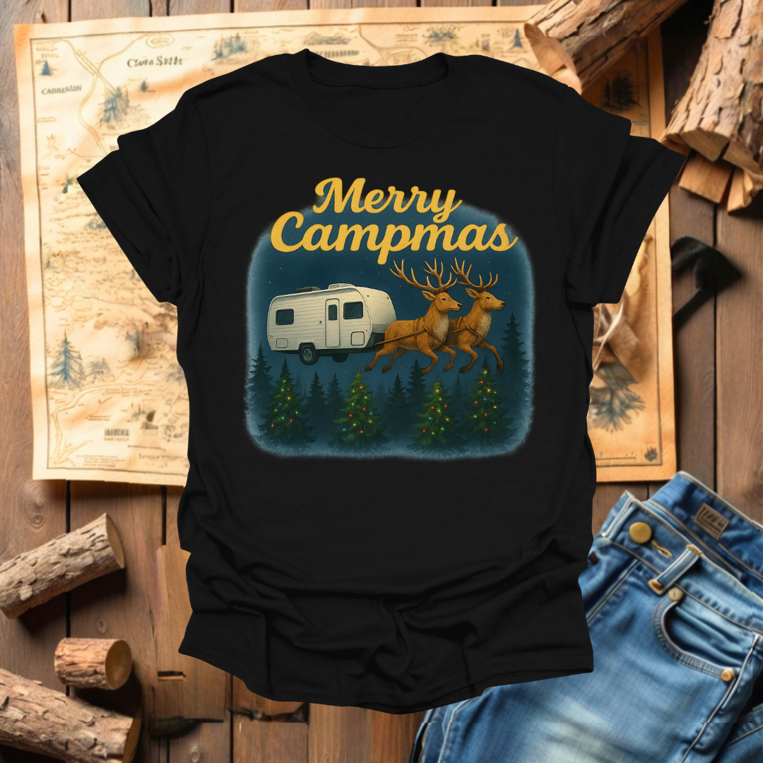 #318 Reindeer Pulling Camper