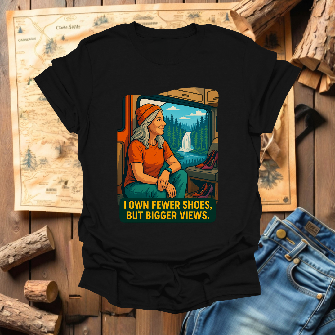 #335 Fewer Shoes Bigger Views