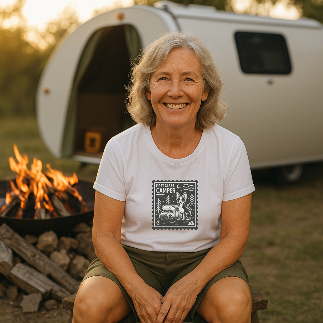 #303 First Class Camper Stamp