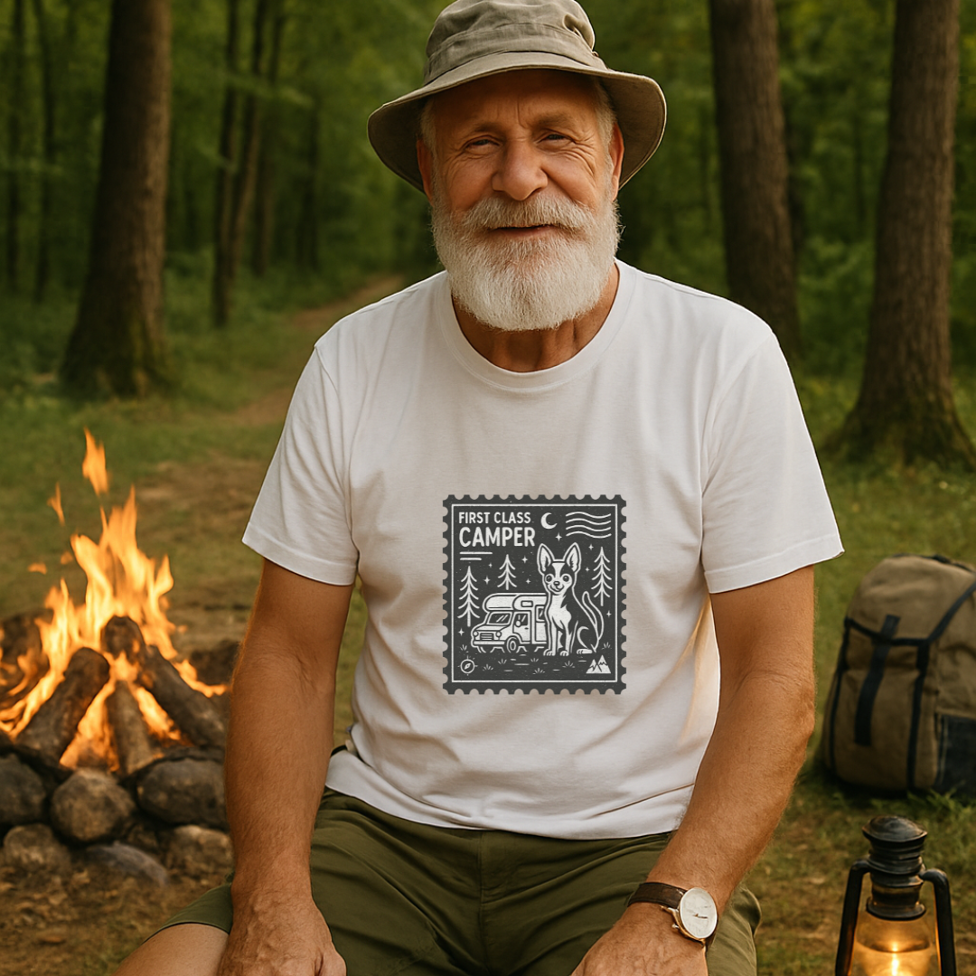 #303 First Class Camper Stamp