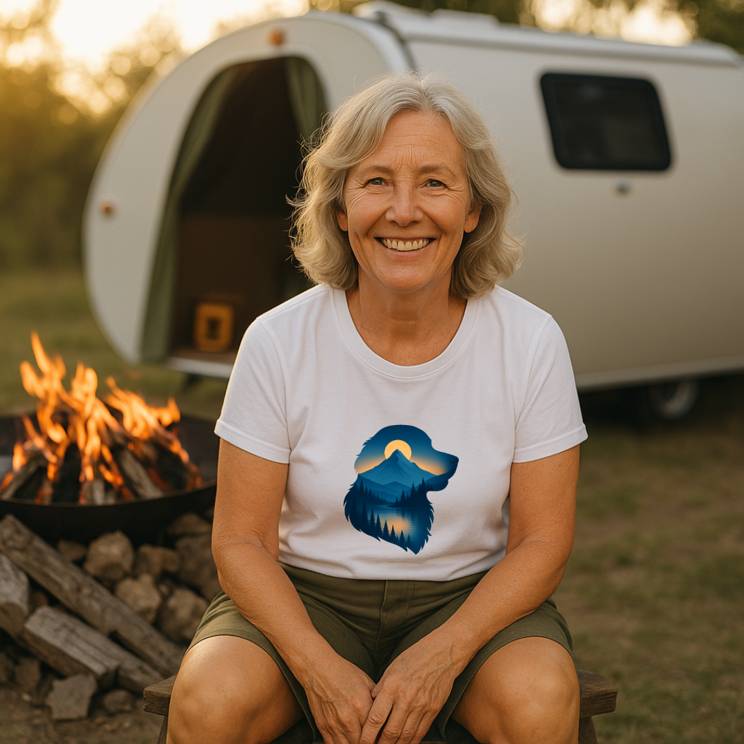 #267 Golden Retriever Silhouette