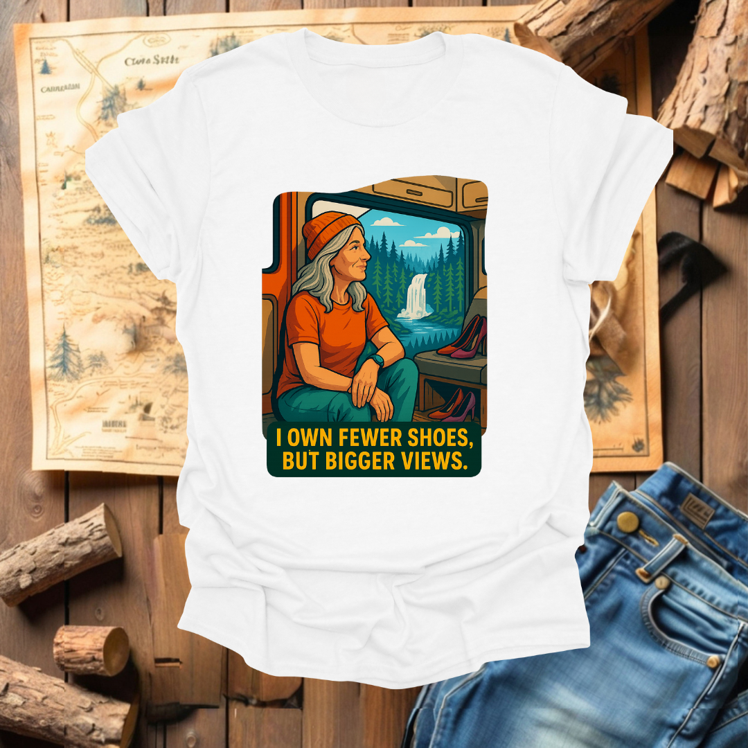 #335 Fewer Shoes Bigger Views