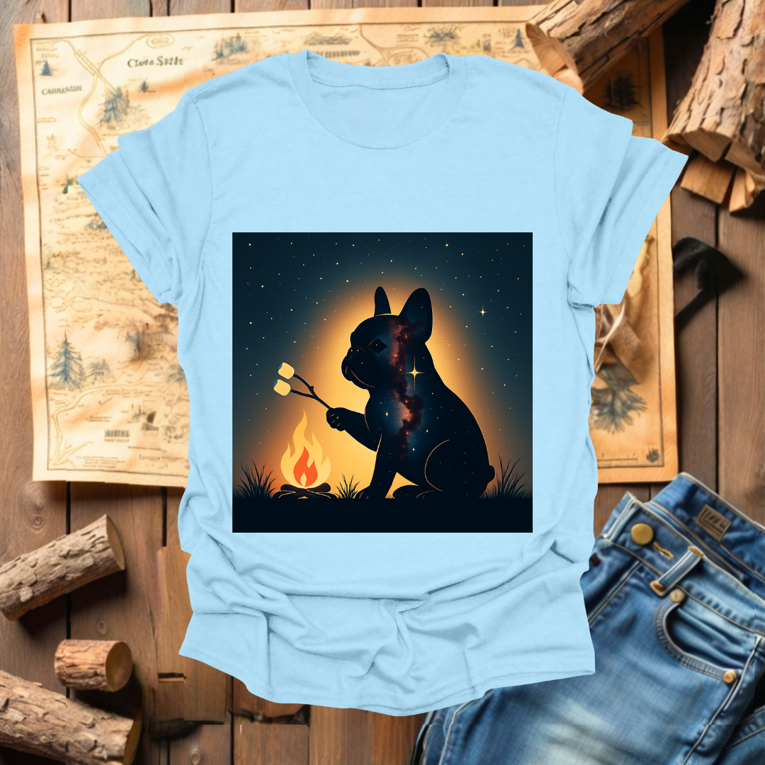 #272 French Bulldog Roasting Marshmallows