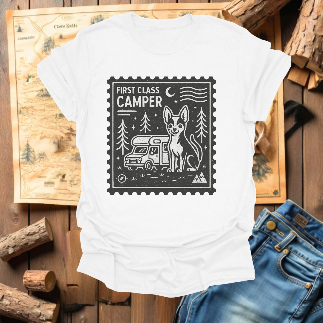 #303 First Class Camper Stamp