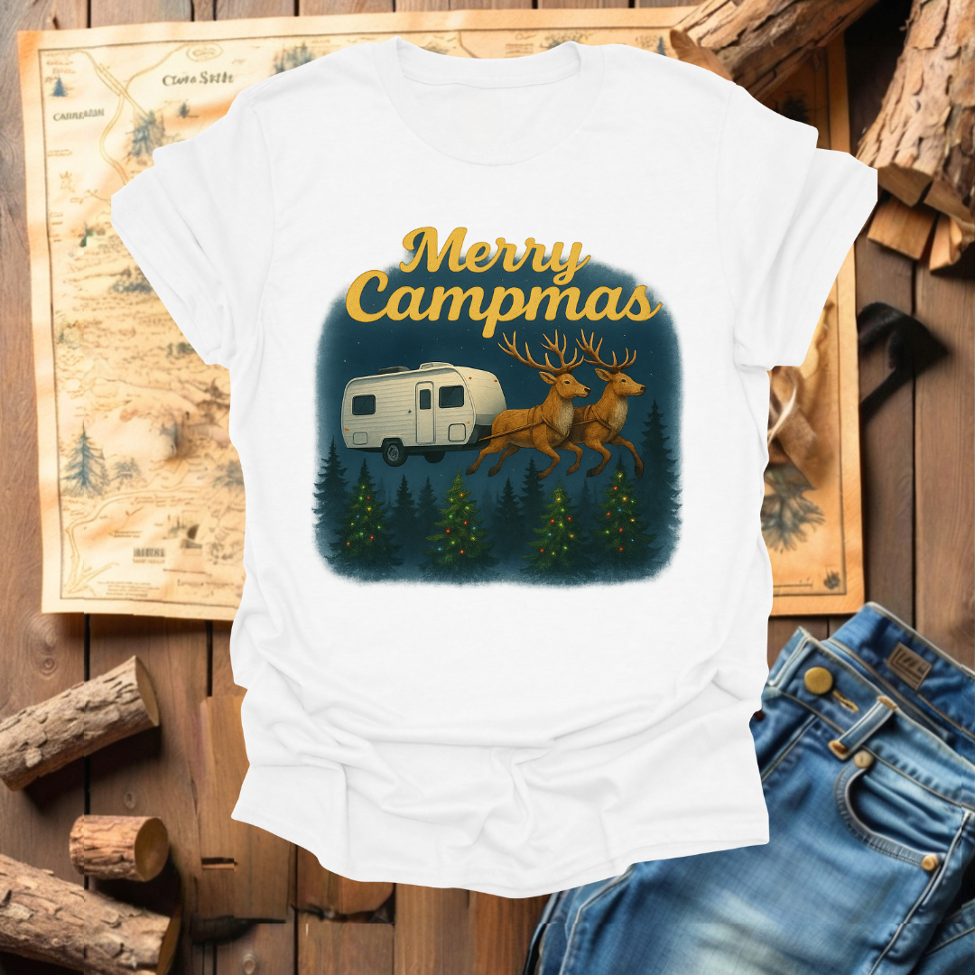 #318 Reindeer Pulling Camper