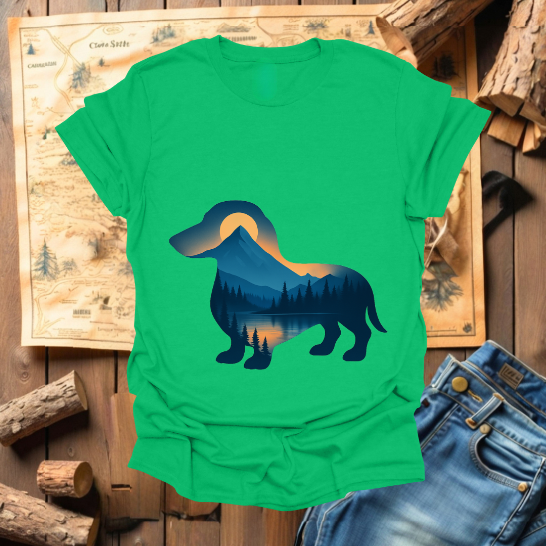 #265 Dachshund Silhouette