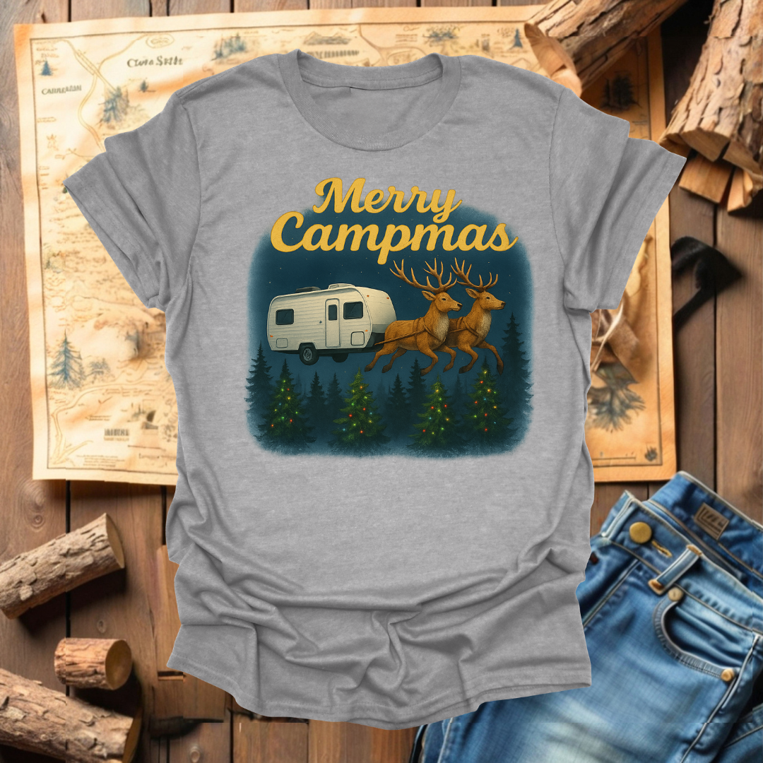 #318 Reindeer Pulling Camper