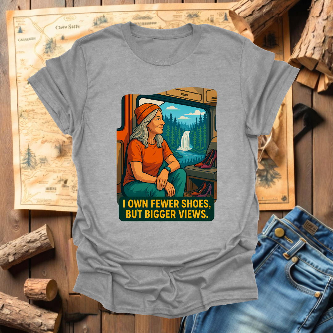 #335 Fewer Shoes Bigger Views