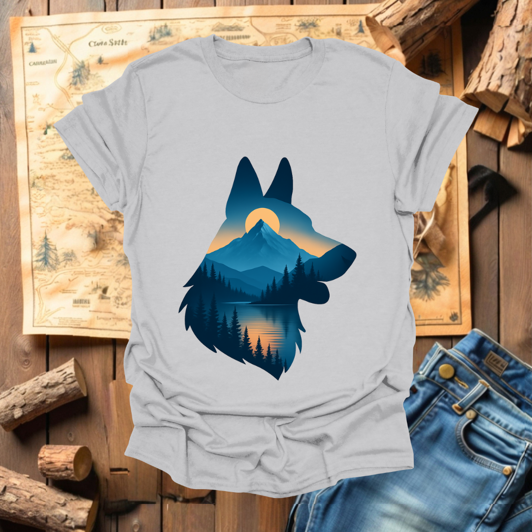 #264 German Shepard Silhouette