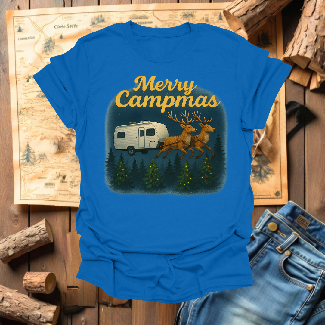 #318 Reindeer Pulling Camper