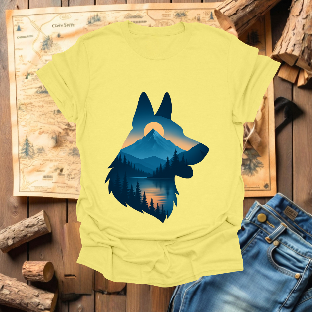 #264 German Shepard Silhouette