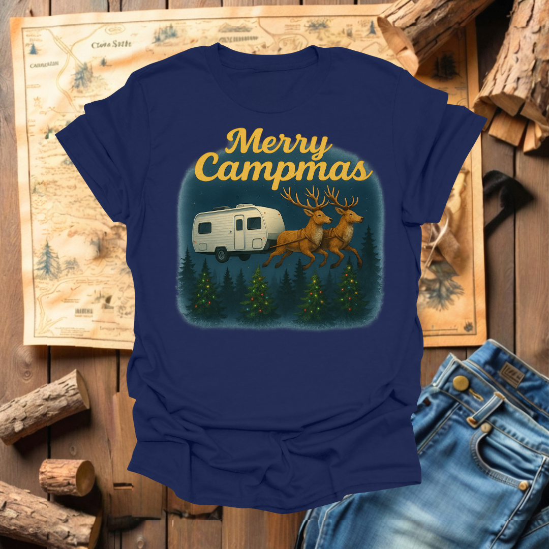 #318 Reindeer Pulling Camper