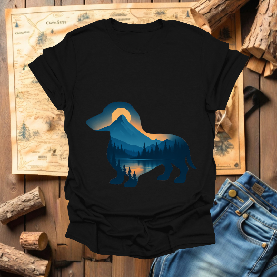 #265 Dachshund Silhouette