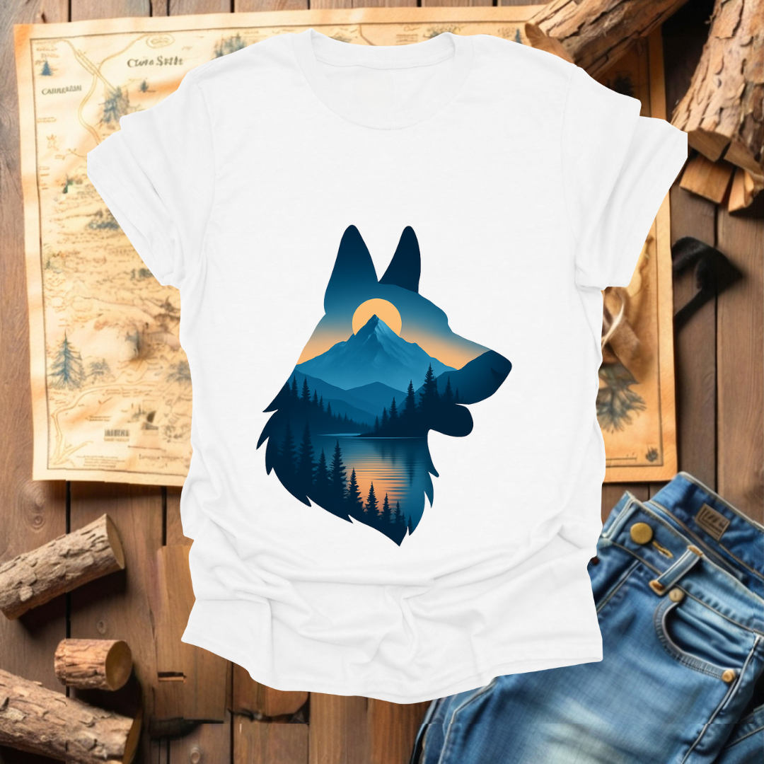#264 German Shepard Silhouette