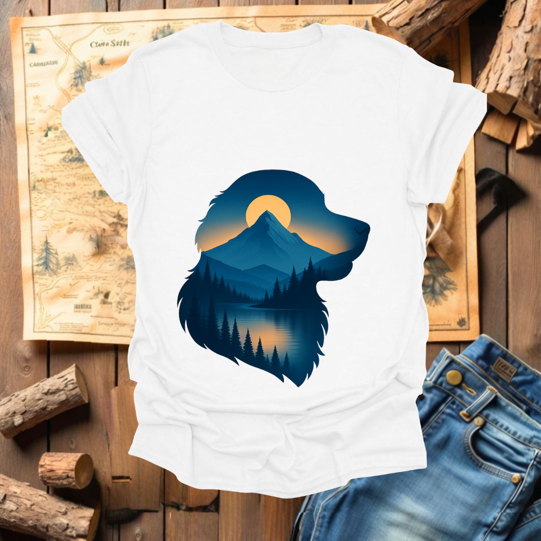 #267 Golden Retriever Silhouette