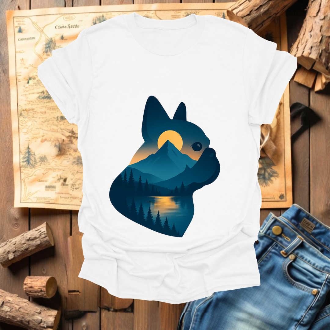 #268 French Bulldog Silhouette