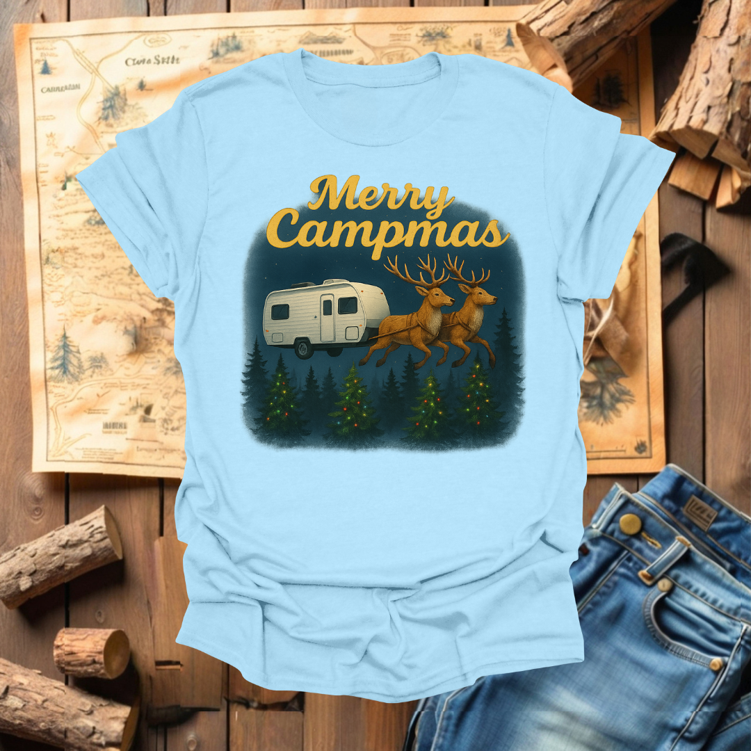 #318 Reindeer Pulling Camper