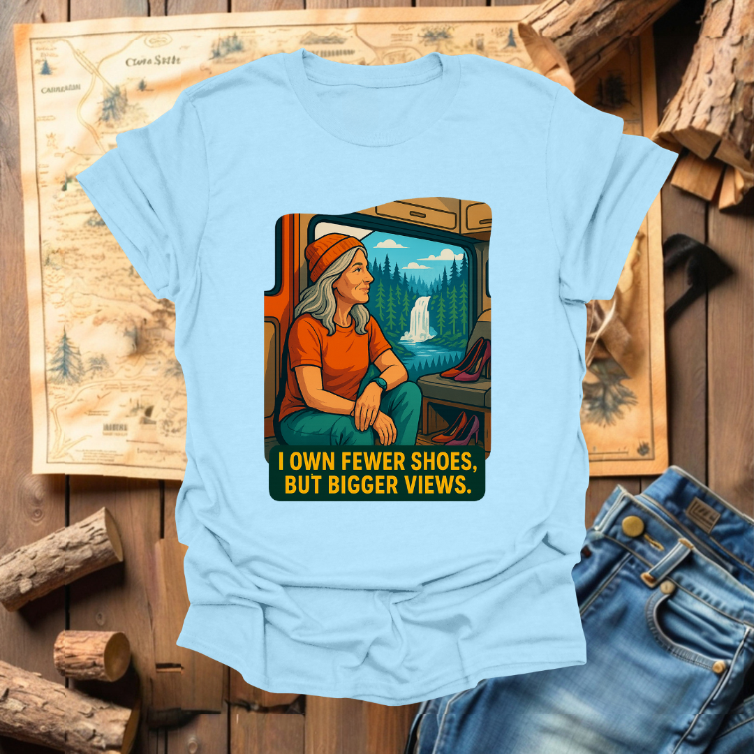 #335 Fewer Shoes Bigger Views