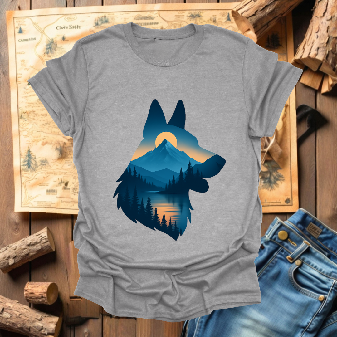 #264 German Shepard Silhouette