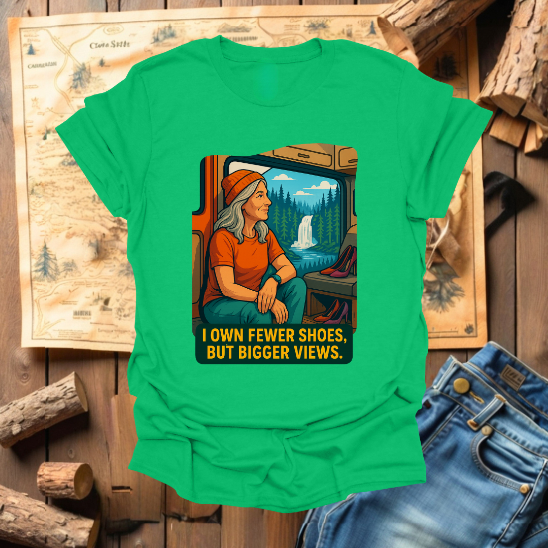 #335 Fewer Shoes Bigger Views