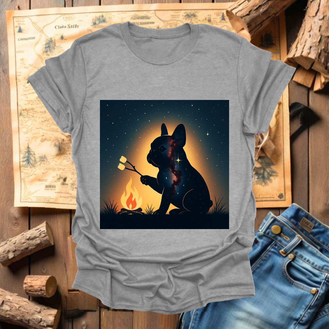 #272 French Bulldog Roasting Marshmallows