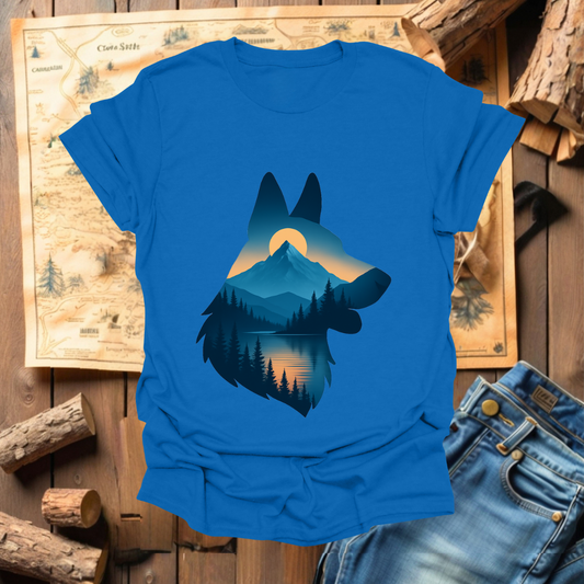 #264 German Shepard Silhouette