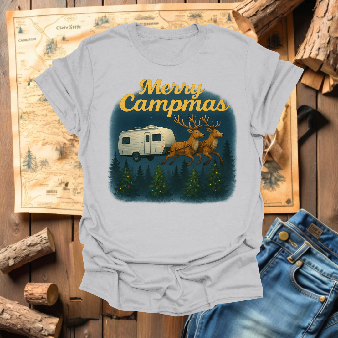 #318 Reindeer Pulling Camper