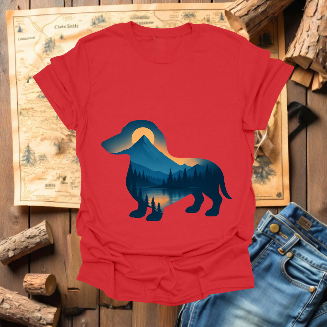 #265 Dachshund Silhouette