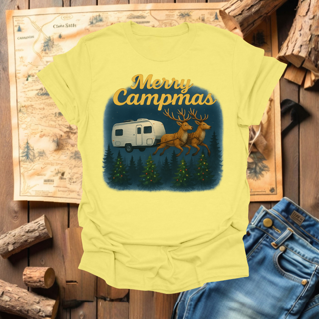 #318 Reindeer Pulling Camper