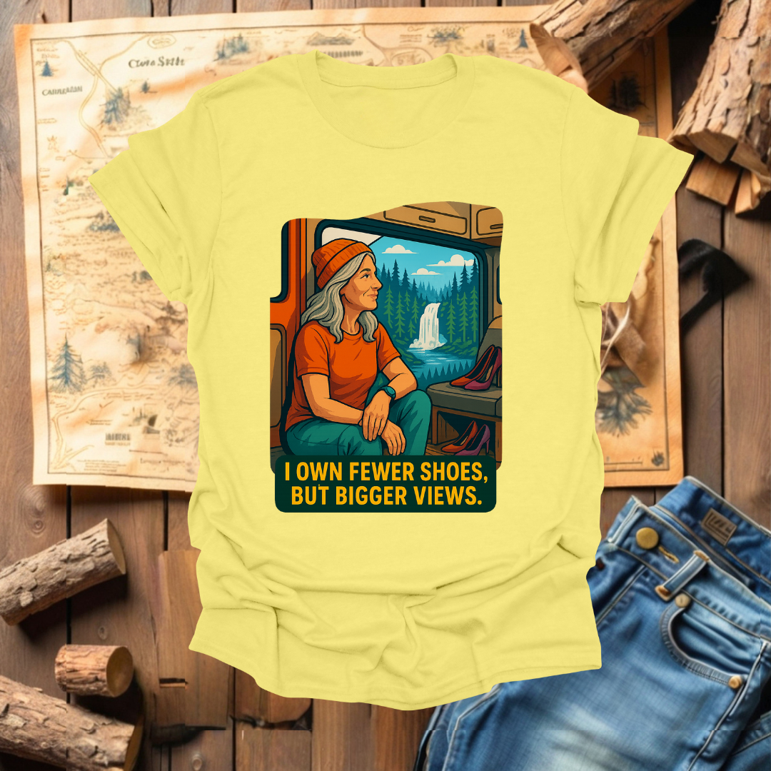 #335 Fewer Shoes Bigger Views