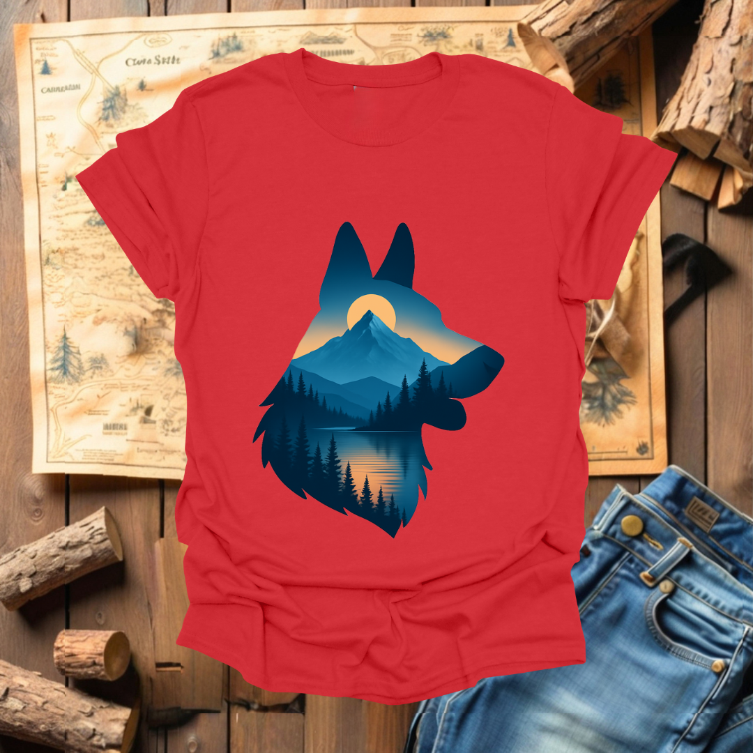 #264 German Shepard Silhouette